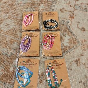 First Day of Kindergarten Bracelet Set Mom & Child Big Little Gift